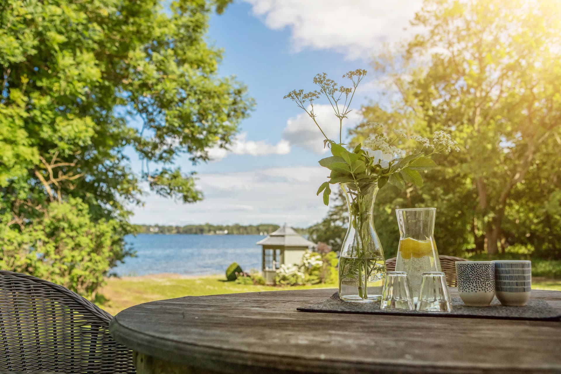 Ausblick von der Terasse